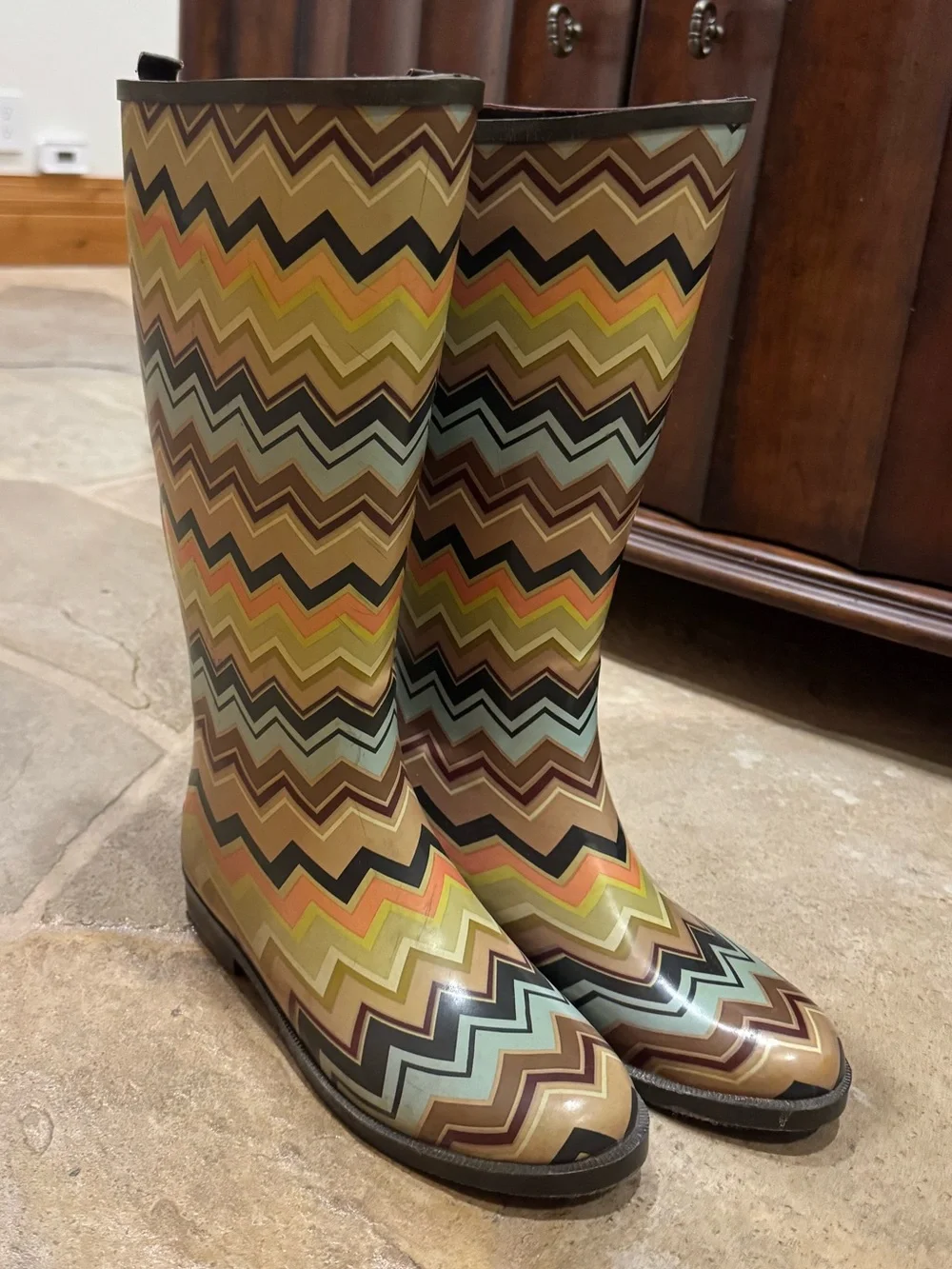 Missoni rain boots